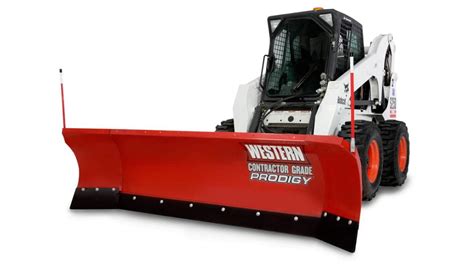 compsct snow plow skid steer|western skid steer plows.